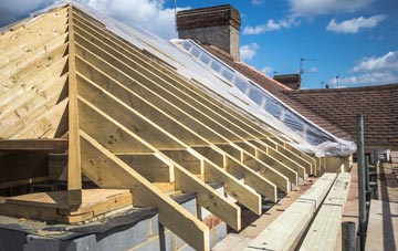 wooden roof trusses Cauldcoats Holdings, Falkirk